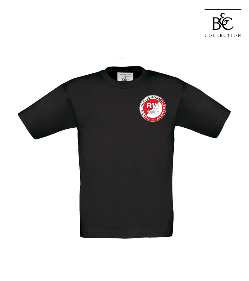 B&C Kinder T-Shirt Black "Anton"