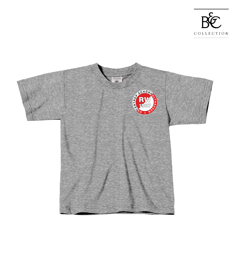 B&C Kinder T-Shirt Sports Grey "Anton"