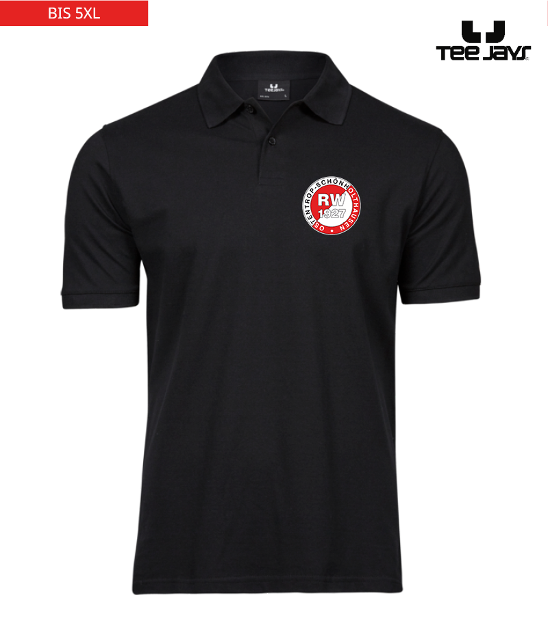 Tee Jays Herren Heavy Polo-Shirt Black "Anton"